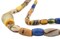 The Bead Chest Extra Fancy Sandcast Powder Glass Bead Medley 14mm Ghana African Multicolor Mixed Large Hole 30 Inch Strand Handmade